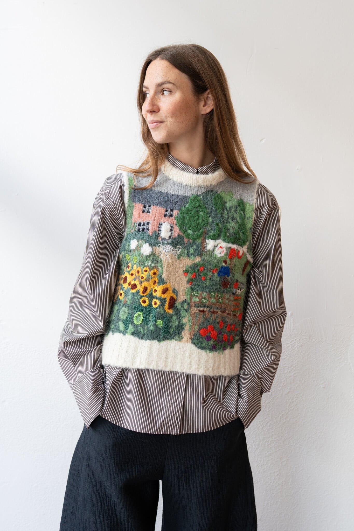 June Sleeveless Sweater Le Potager