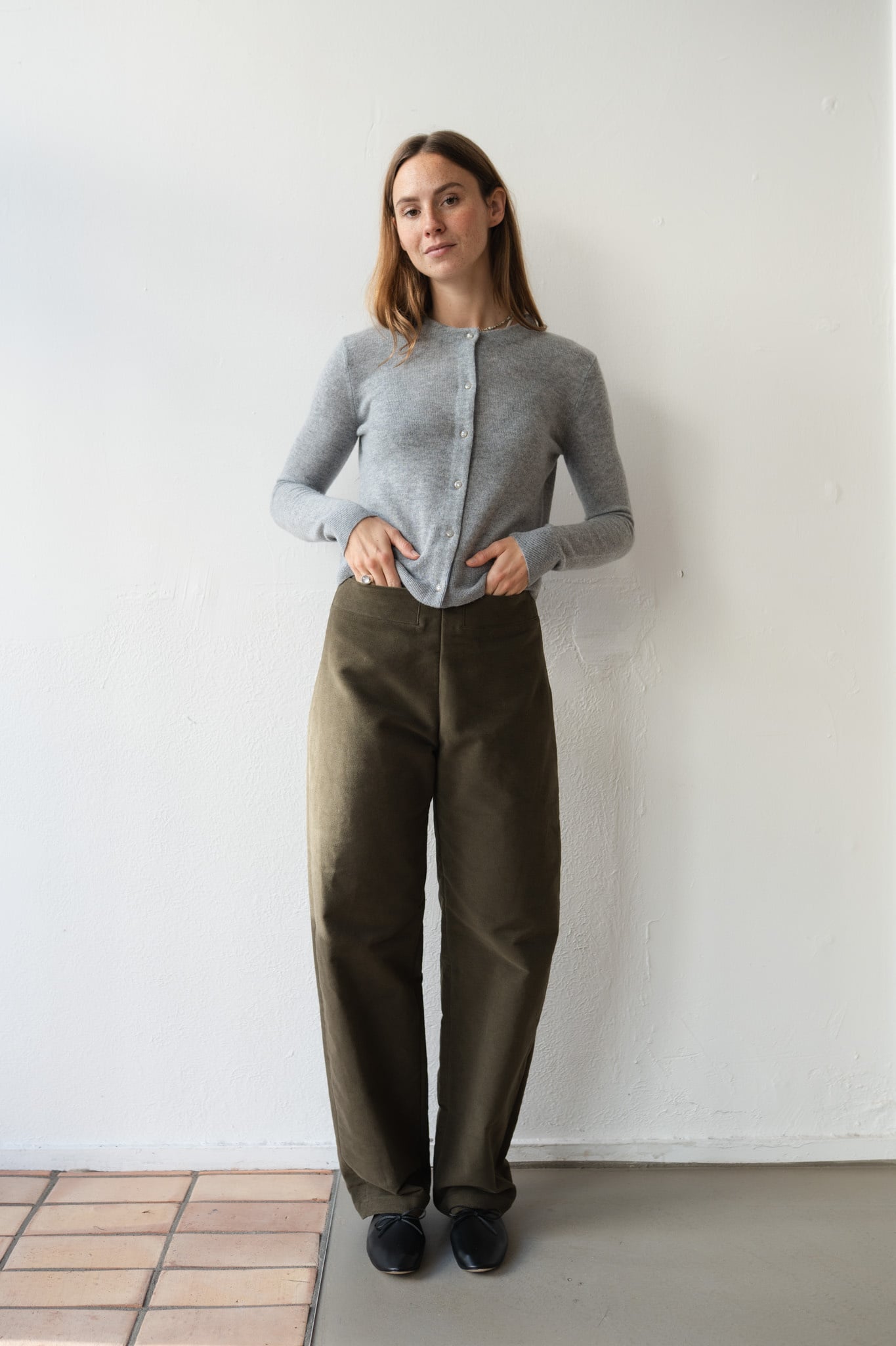 Cashmere Gauze Small Cardigan Calcedonio