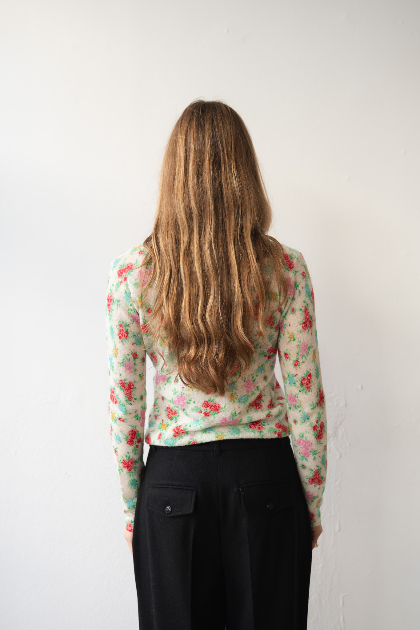 "Bouquet" Print Sweater Lovely