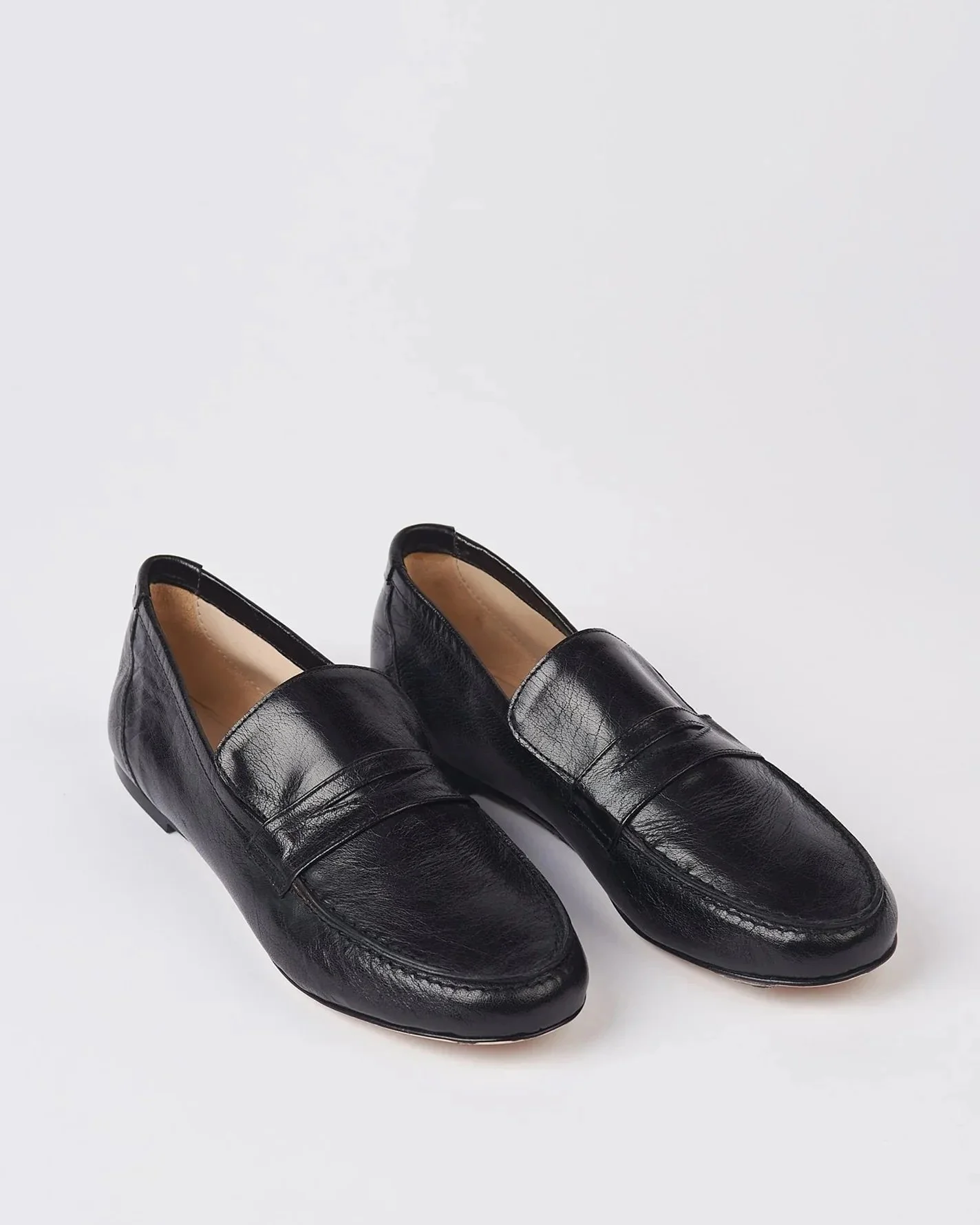 Penny Loafer High Black