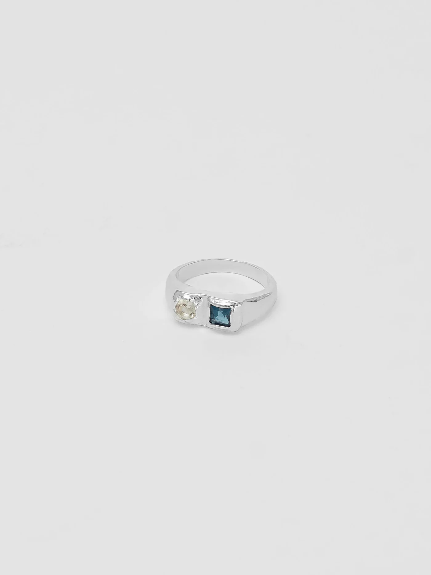 Bryce Ring in Blue and Sterling Silver