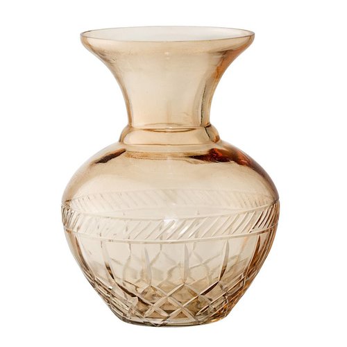 Bloomingville Vaas, bruin - glas Bloomingville Vaas, bruin - glas