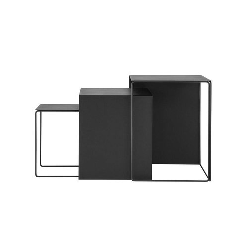 Ferm Living Cluster set van 3 bijzettafels Ferm Living Cluster set van 3 bijzettafels