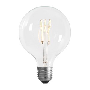 Nud Collection Globe ampoule LED ronde 125 mm spin - 125 lm