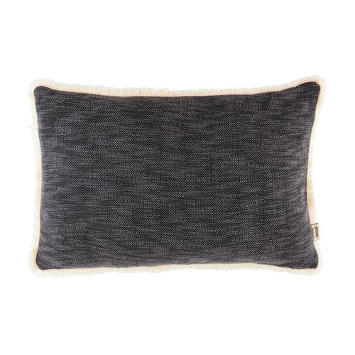 Pom Amsterdam Woven uni shine kussen - anthracite Pom Amsterdam Woven uni shine kussen - anthracite