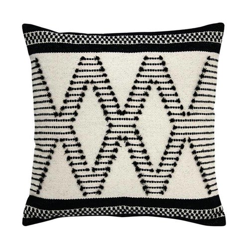 HK Living Kussen Azteekse knopen zwart/wit (50x50) HK Living Kussen Azteekse knopen zwart/wit (50x50)
