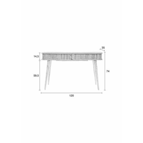 Zuiver Barbier console natuur