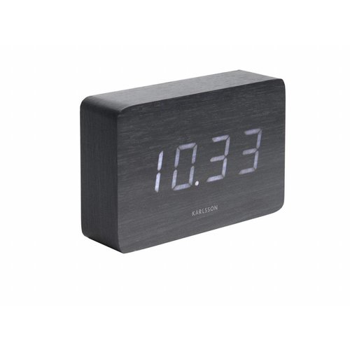 Karlsson Square alarmklok Wit LED tafelmodel Karlsson Square alarmklok Wit LED tafelmodel
