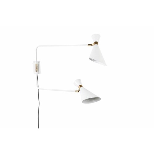 Zuiver Shady dubbele wandlamp