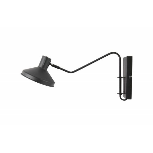 WOOOD Niek wandlamp - metaal zwart WOOOD Niek wandlamp - metaal zwart