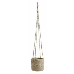 nordal Pot de fleurs suspendu en jute Ø 16 cm
