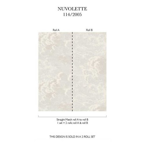 Cole & Son Nuvolette behangpapier-Fornasetti - set van 2 rollen