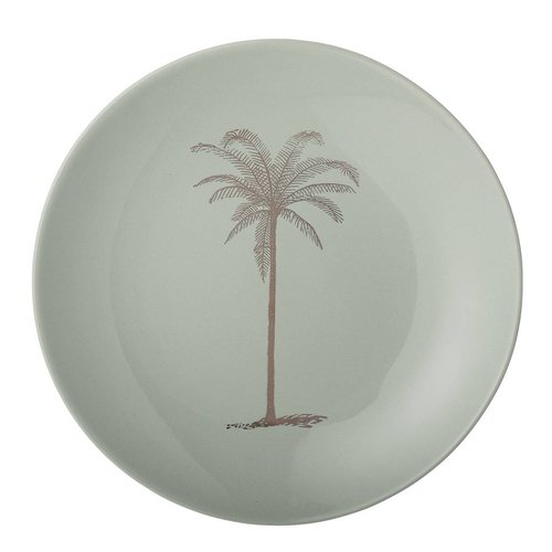 Bloomingville Palm bord groen, diam. 20 cm Bloomingville Palm bord groen, diam. 20 cm