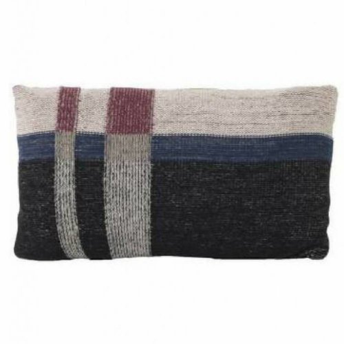 Ferm Living Medley Knit kussen small dark blue Ferm Living Medley Knit kussen small dark blue