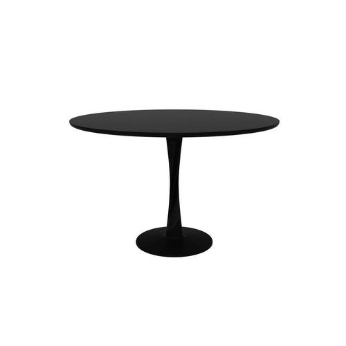 Ethnicraft Torsion ronde eettafel eik zwartgebeitst Ethnicraft Torsion ronde eettafel eik zwartgebeitst