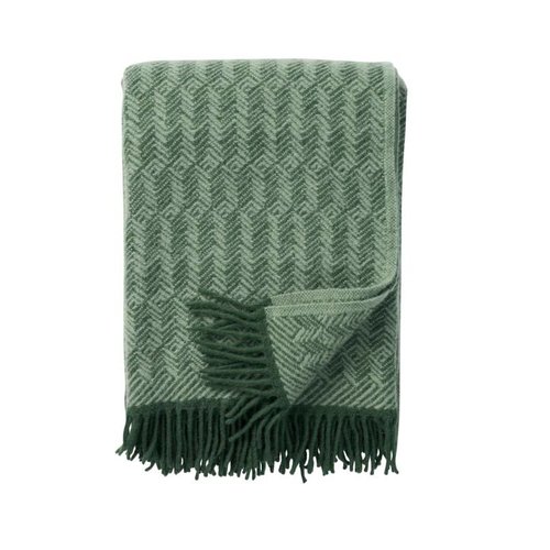 Klippan Tage plaid, green tea lamswol 130 x 200 cm Klippan Tage plaid, green tea lamswol 130 x 200 cm