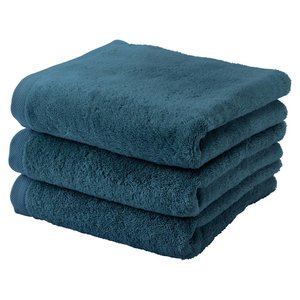 Aquanova London serviette de bain océan 55 x 100 lot de 3 Aquanova London serviette de bain océan 55 x 100 lot de 3