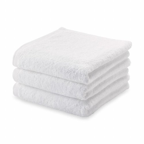 Aquanova London handdoek wit 55 x 100 set van 3 Aquanova London handdoek wit 55 x 100 set van 3