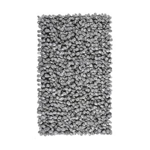 Aquanova Rocca tapis de bain gris argenté 70 x 120 Aquanova Rocca tapis de bain gris argenté 70 x 120