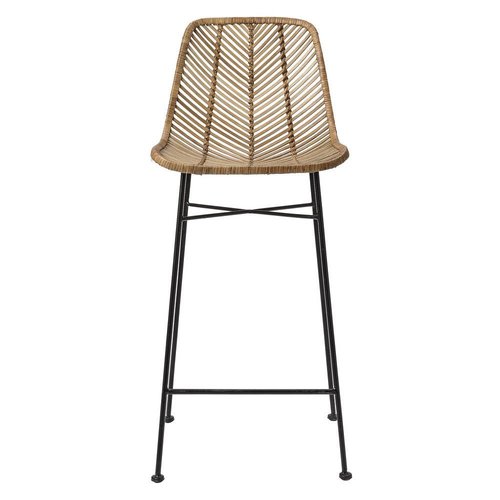 Bloomingville Indus rotan barstoel - 70 cm Naturel Bloomingville Indus rotan barstoel - 70 cm Naturel