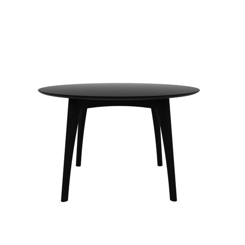 Ethnicraft Osso ronde eettafel diameter 120cm eik zwart Ethnicraft Osso ronde eettafel diameter 120cm eik zwart
