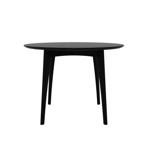 Ethnicraft Osso 88 cm hoge ronde eettafel Ø 120 cm eik zwart Ethnicraft Osso 88 cm hoge ronde eettafel Ø 120 cm eik zwart