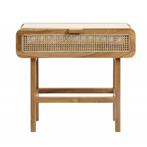nordal Console teak met webbing nordal Console teak met webbing