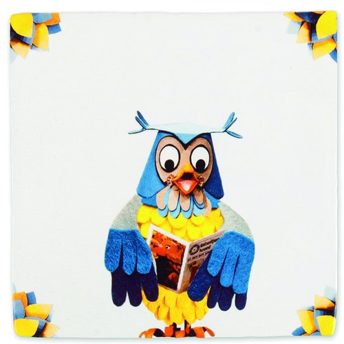 StoryTiles Meneer de uil tegel small StoryTiles Meneer de uil tegel small