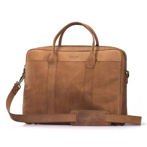 O My Bag The Harvey werktas - hunter leather camel