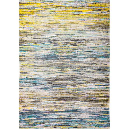 Louis De Poortere Rugs Sari blue yellow mix tapijt Sari Collection Louis De Poortere Rugs Sari blue yellow mix tapijt Sari Collection
