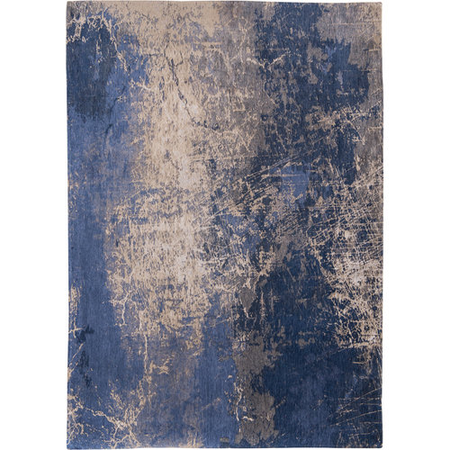 Louis De Poortere Rugs Cracks abyss blue tapijt Mad Men Collection