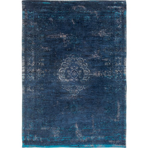 Louis De Poortere Rugs Medallion blue night tapis Fading World Collection