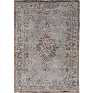 Louis De Poortere Rugs Medallion grey ebony tapis Fading World Collection Louis De Poortere Rugs Medallion grey ebony tapis Fading World Collection