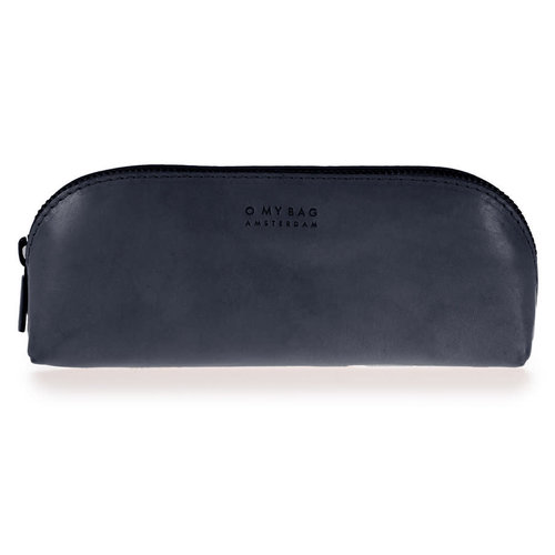 O My Bag Pennenzak large - klassiek leder navy O My Bag Pennenzak large - klassiek leder navy