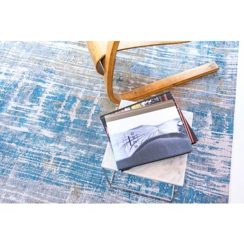 Louis De Poortere Rugs Streaks long island blue tapijt Atlantic Collection