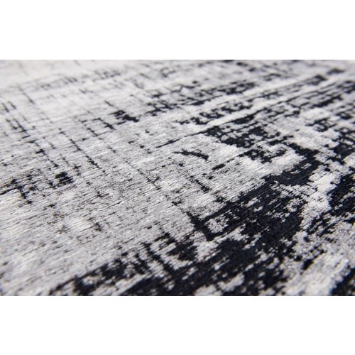 Louis De Poortere Rugs Griff metro black & white tapijt Mad Men Collection