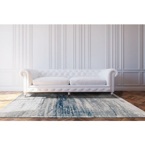 Louis De Poortere Rugs Griff bronx azurite tapijt Mad Men Collection