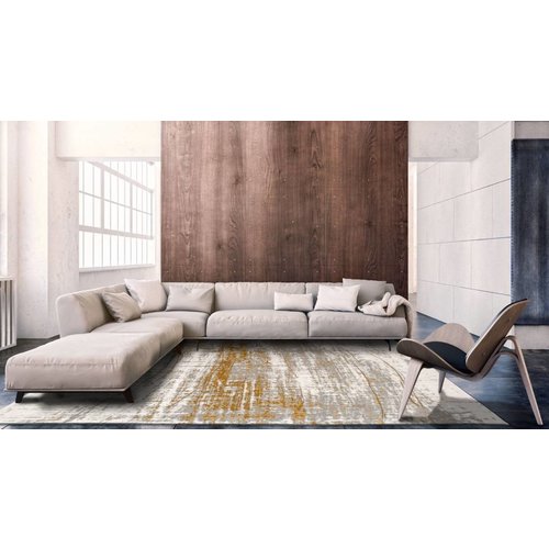 Louis De Poortere Rugs Griff columbus gold tapijt Mad Men Collection