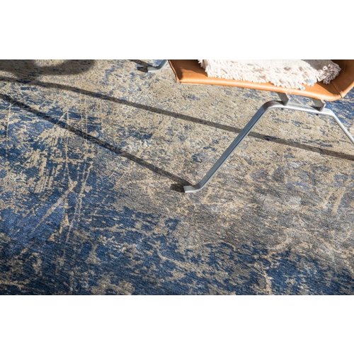 Louis De Poortere Rugs Cracks abyss blue tapijt Mad Men Collection