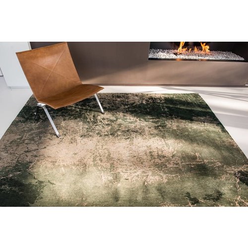 Louis De Poortere Rugs Cracks dark pine tapijt Mad Men Collection