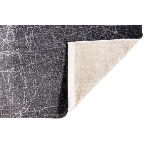 Louis De Poortere Rugs Fahrenheit wind chill grey tapijt Mad Men Collection