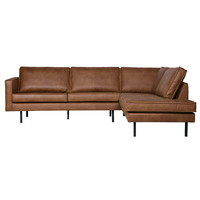 Rodeo hoeksofa rechts recycle leer