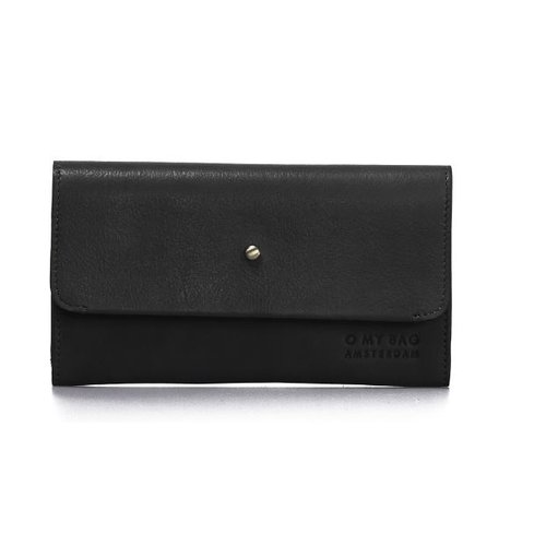 O My Bag Pixie's pouch - soft grain leder zwart O My Bag Pixie's pouch - soft grain leder zwart