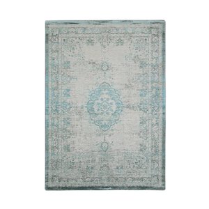 Louis De Poortere Rugs Medallion jade oyster tapis Fading World Collection