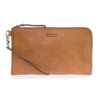 Travel wallet - klassiek leder cognac