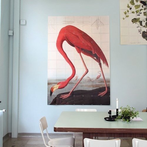 IXXI IXXI wanddecoratie - Flamingo/Audubon