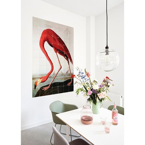 IXXI IXXI wanddecoratie - Flamingo/Audubon