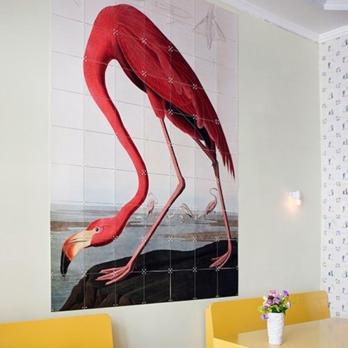 IXXI IXXI wanddecoratie - Flamingo/Audubon