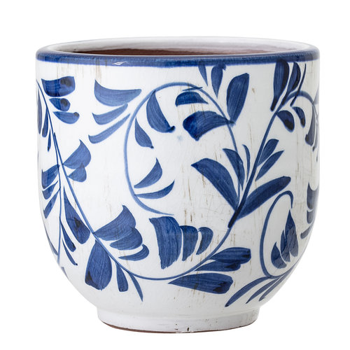 Bloomingville Bloempot blauwe terracotta Ø 14 Bloomingville Bloempot blauwe terracotta Ø 14