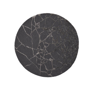 Linie Design Marmo tapis rond charcoal Ø 250
